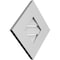 Ekena Millwork Diamond Surface Mount PVC Gable Vent: Non-Functional, w/ 3-1/2"W x 1"P Standard Frame, 16"W x 16"H GVPDI16X1601SN - alternate 4